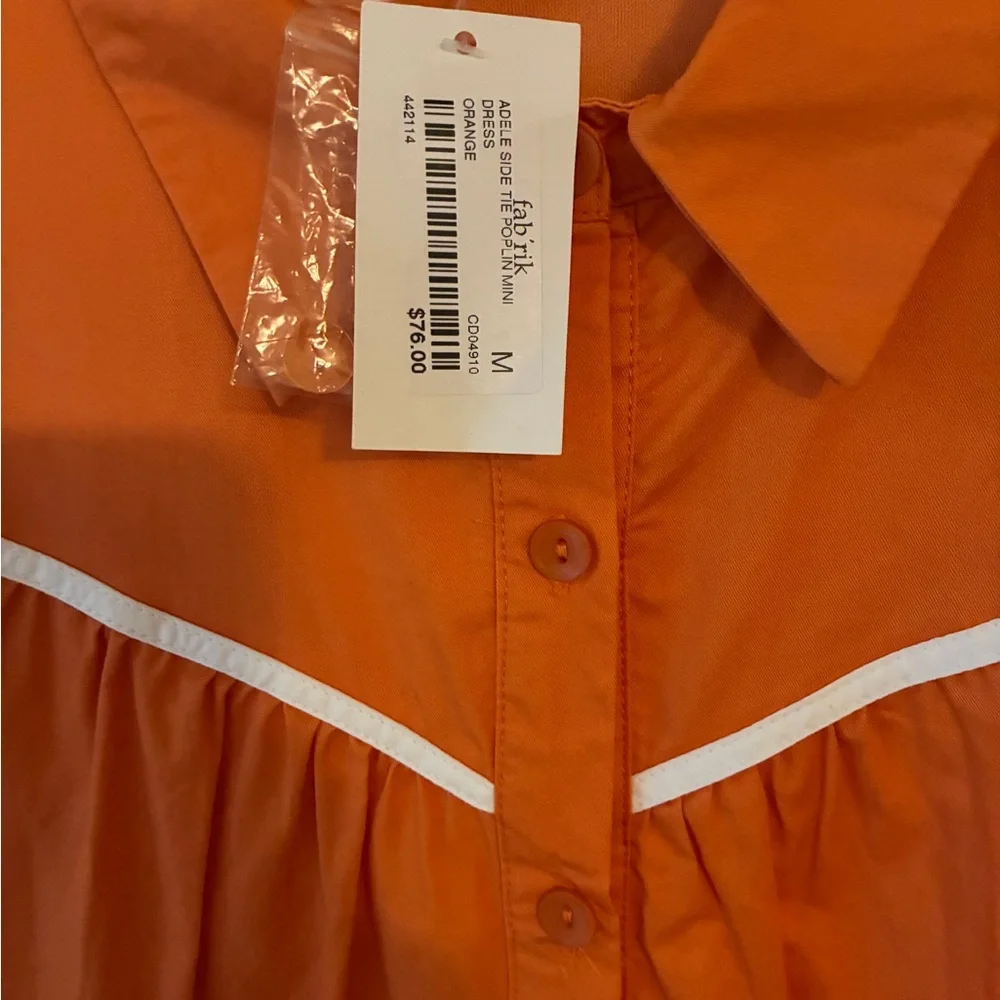 NWT TCEC | "Something In The Orange" Western Mini Dress | Size M - Picture 2 of 8